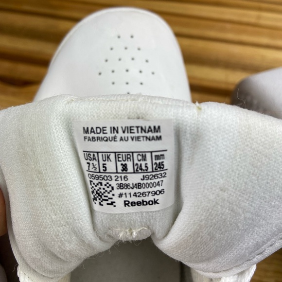 Reebok Women's High-Top White Sneakers - Picture 5 of 5